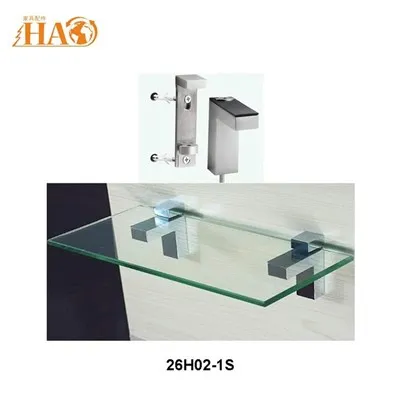 Držák skleněné police Nástěnný držák skleněné police ze slitiny zinku.